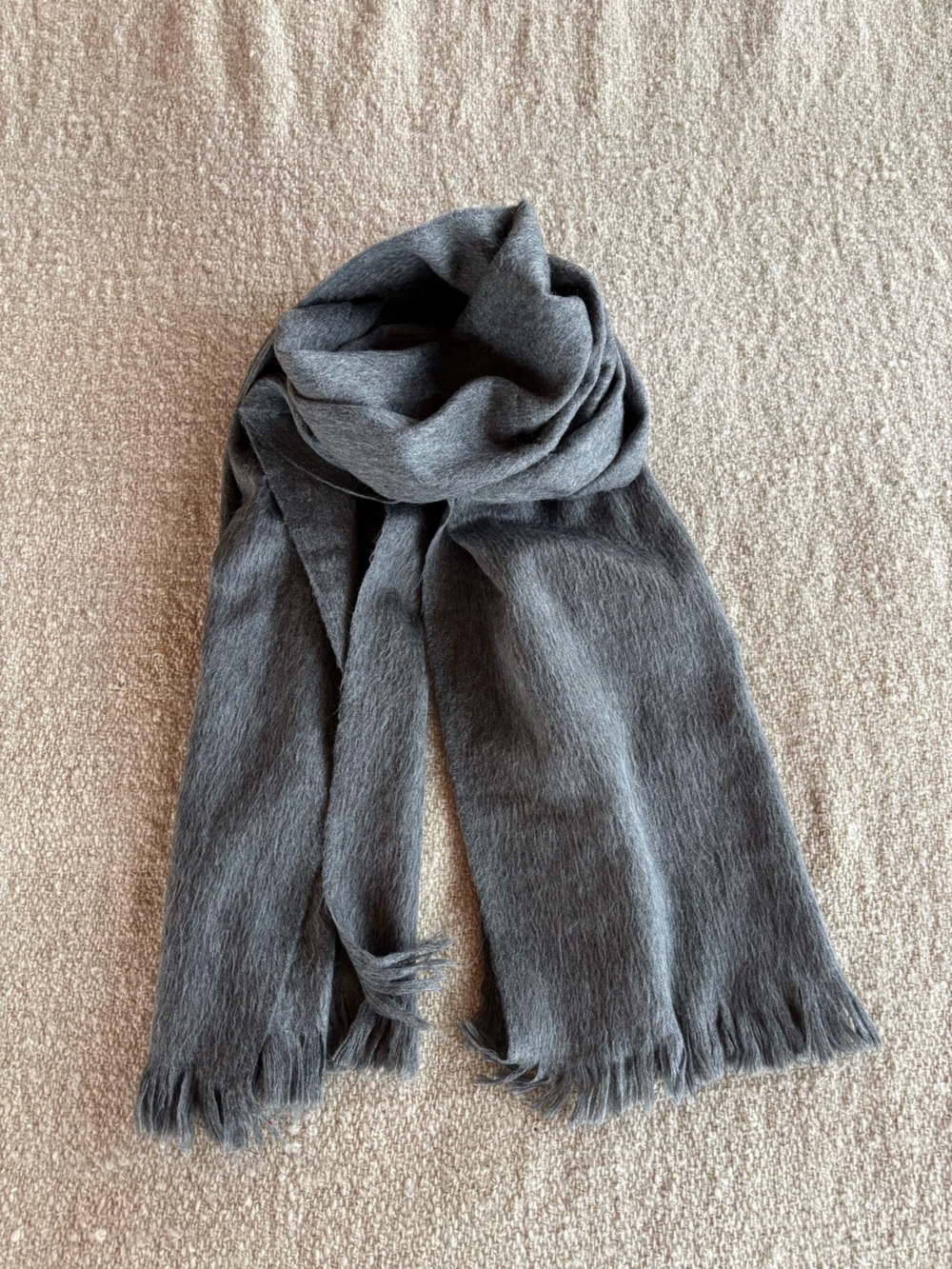 Oversized Alpaca Scarf